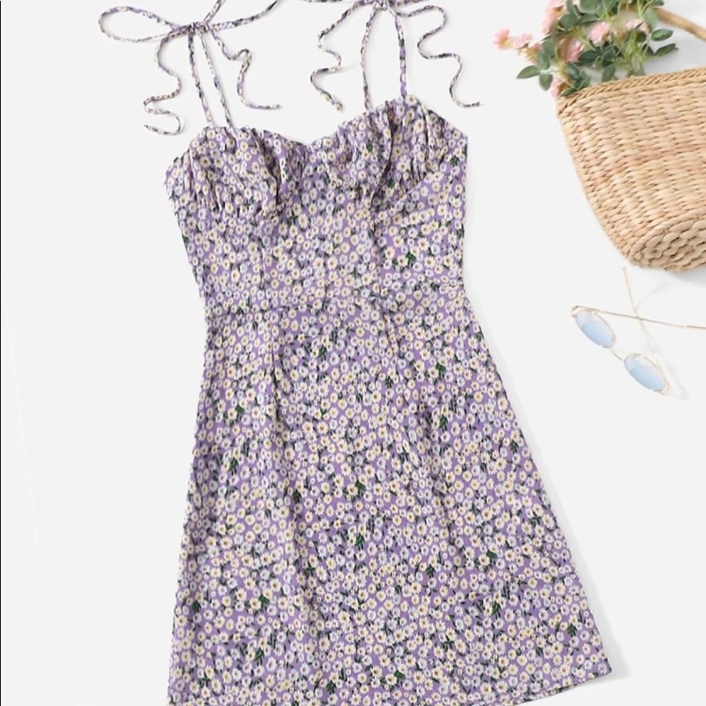 Floral mini dress